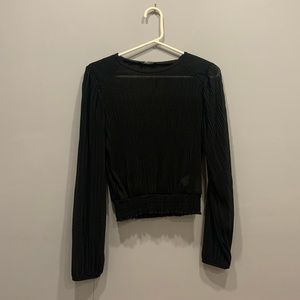 ZARA Semi Sheer Top